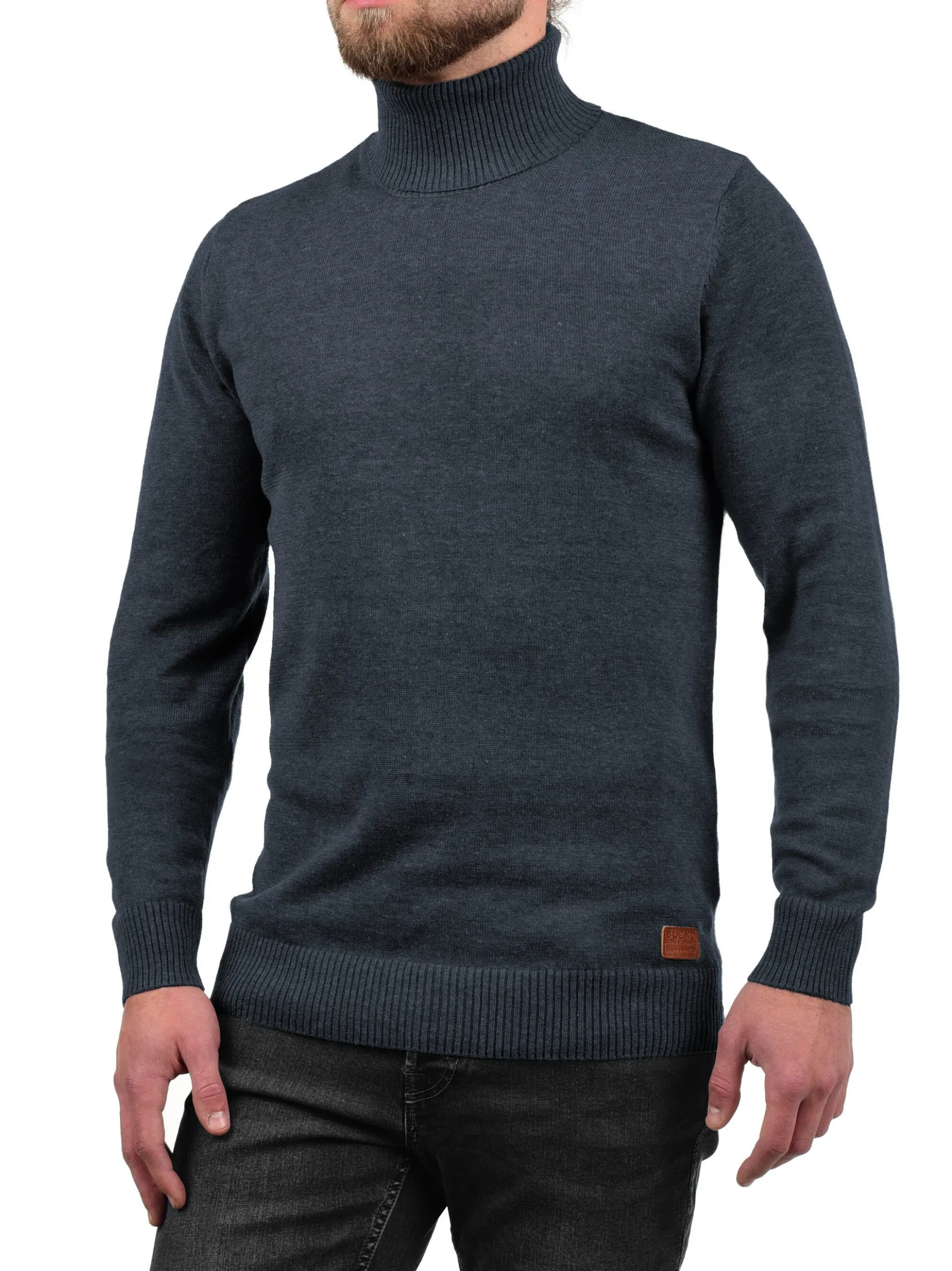 BLEND Herren Rollkragenpullover - BHLatif in marine