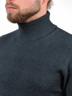 BLEND Herren Rollkragenpullover - BHLatif in marine