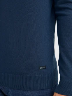 BLEND Herren Rollkragenpullover - BHWedat in blau