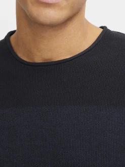 BLEND Herren Rundhalspullover - BHBenno in blau