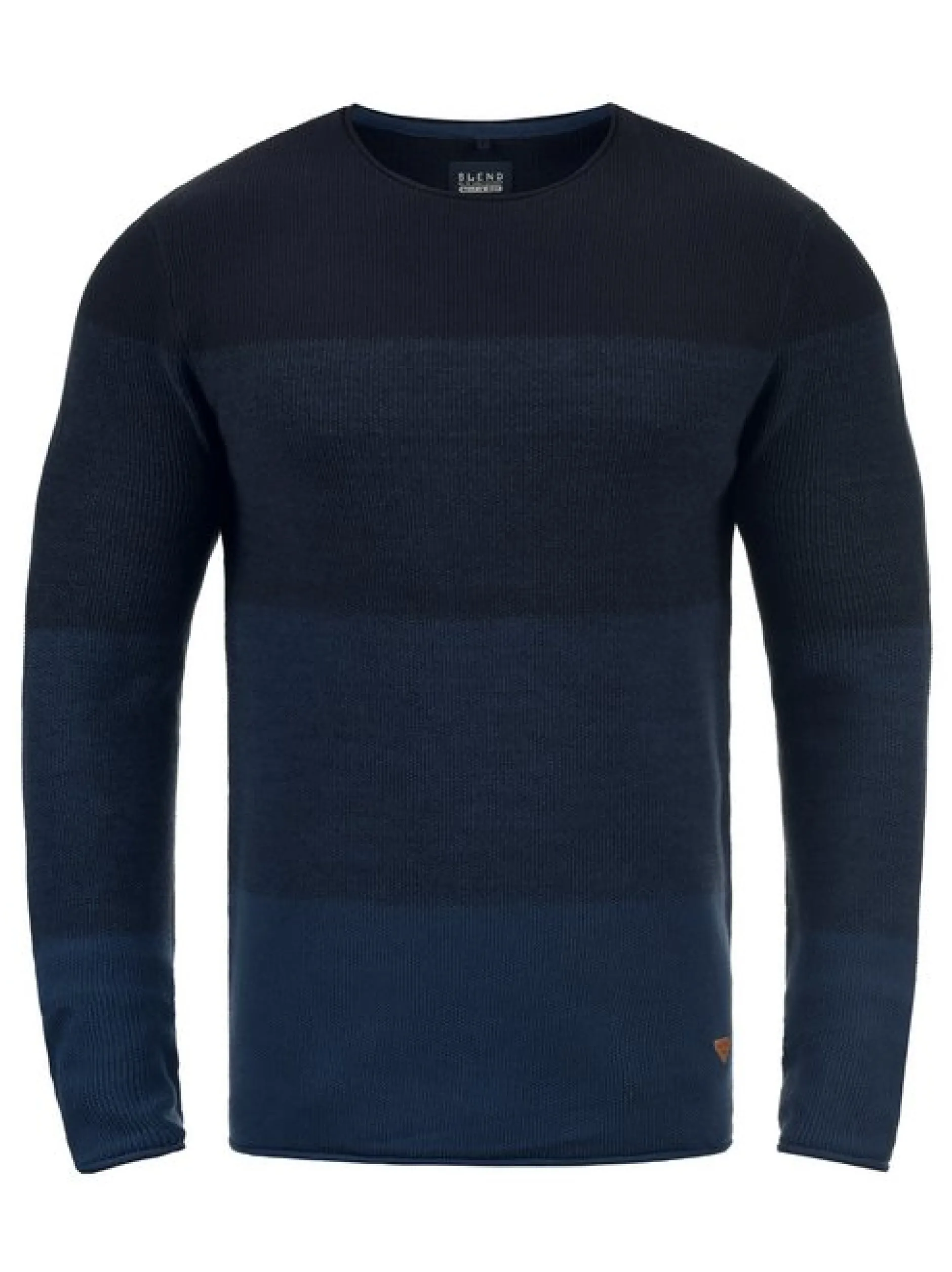 BLEND Herren Rundhalspullover - BHBenno in blau