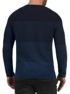 BLEND Herren Rundhalspullover - BHBenno in blau
