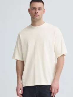 BLEND Herren Rundhalsshirt - BHKarim Graphic in weiß