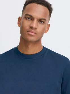 BLEND Herren Rundhalsshirt - BHIvo 2er-Pack in blau