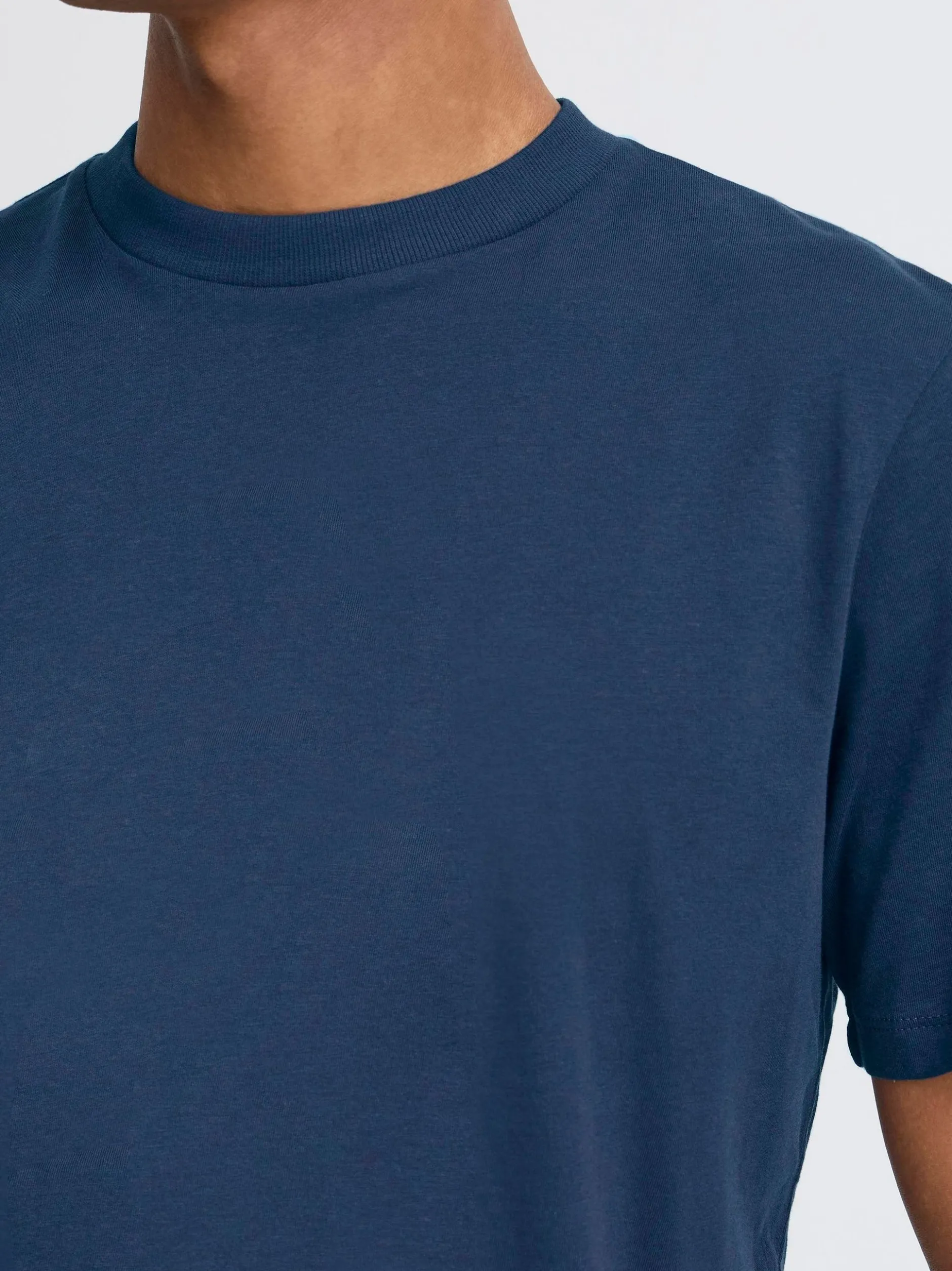 BLEND Herren Rundhalsshirt - BHIvo 2er-Pack in blau