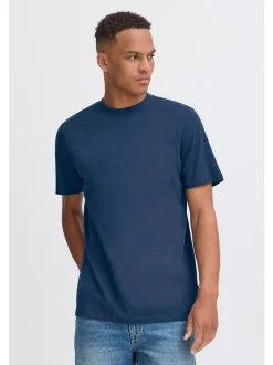 BLEND Herren Rundhalsshirt - BHIvo 2er-Pack in blau