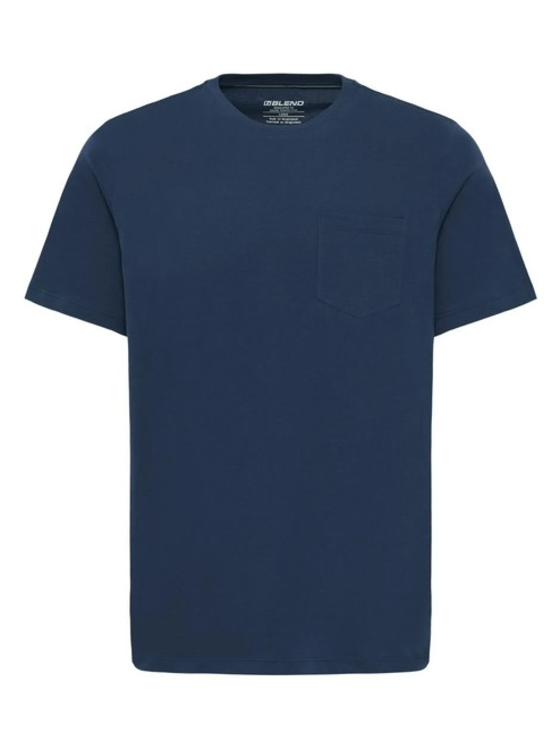 BLEND Herren Rundhalsshirt - BHBenni in blau