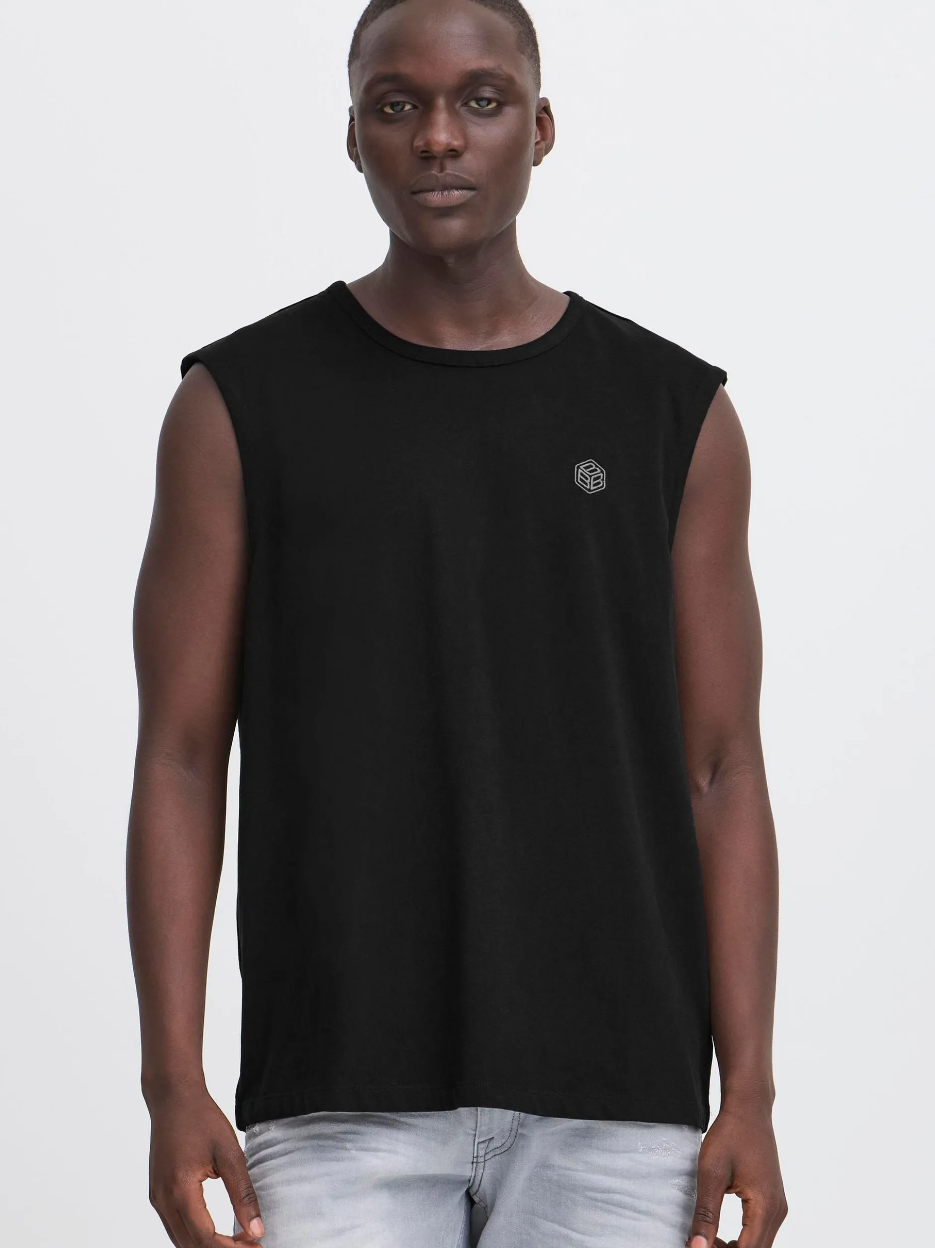 BLEND Herren Rundhalsshirt - BHBano in schwarz