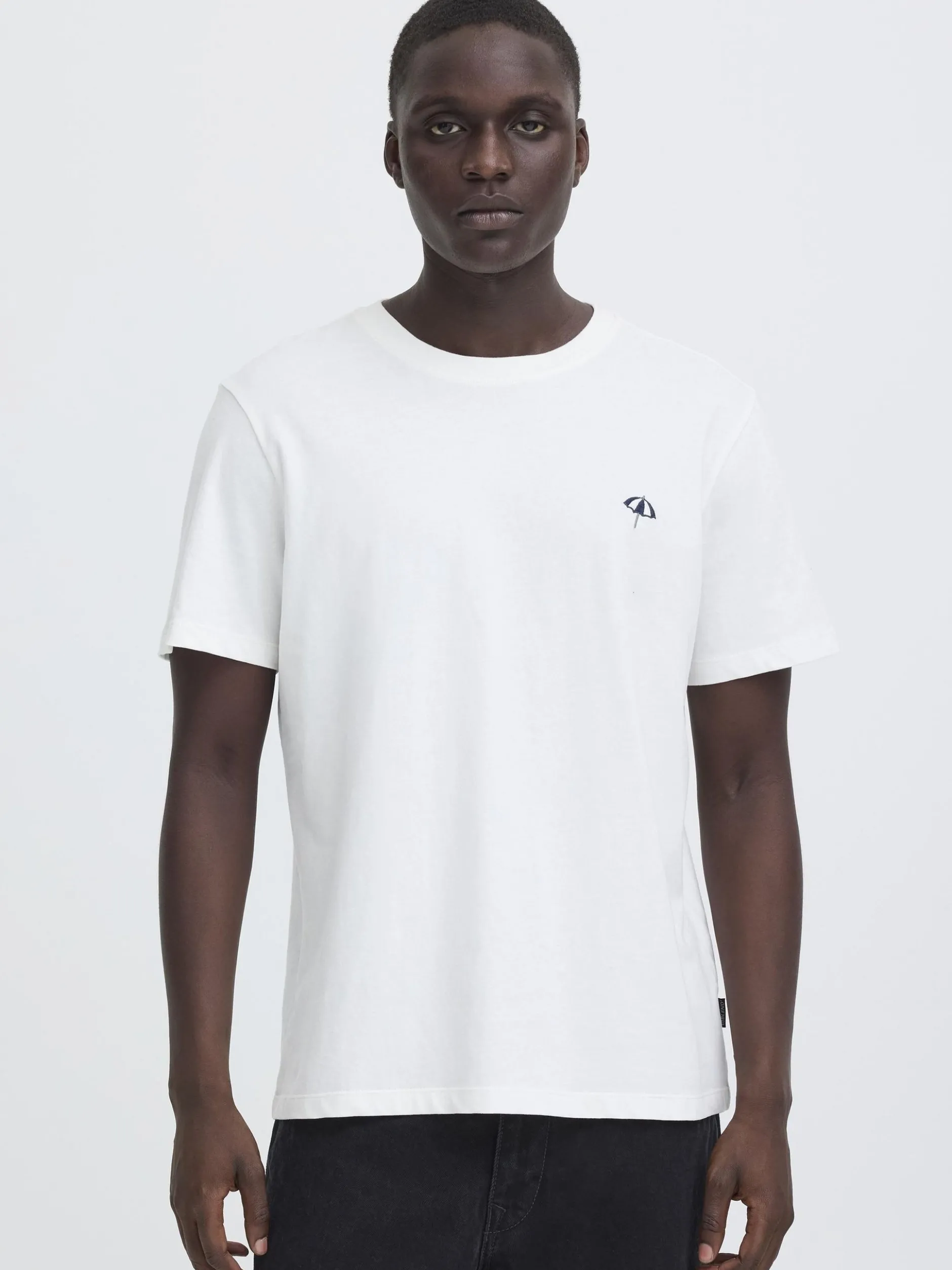 BLEND Herren Rundhalsshirt - BHEbo in weiß