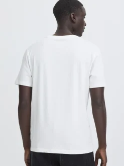 BLEND Herren Rundhalsshirt - BHEbo in weiß