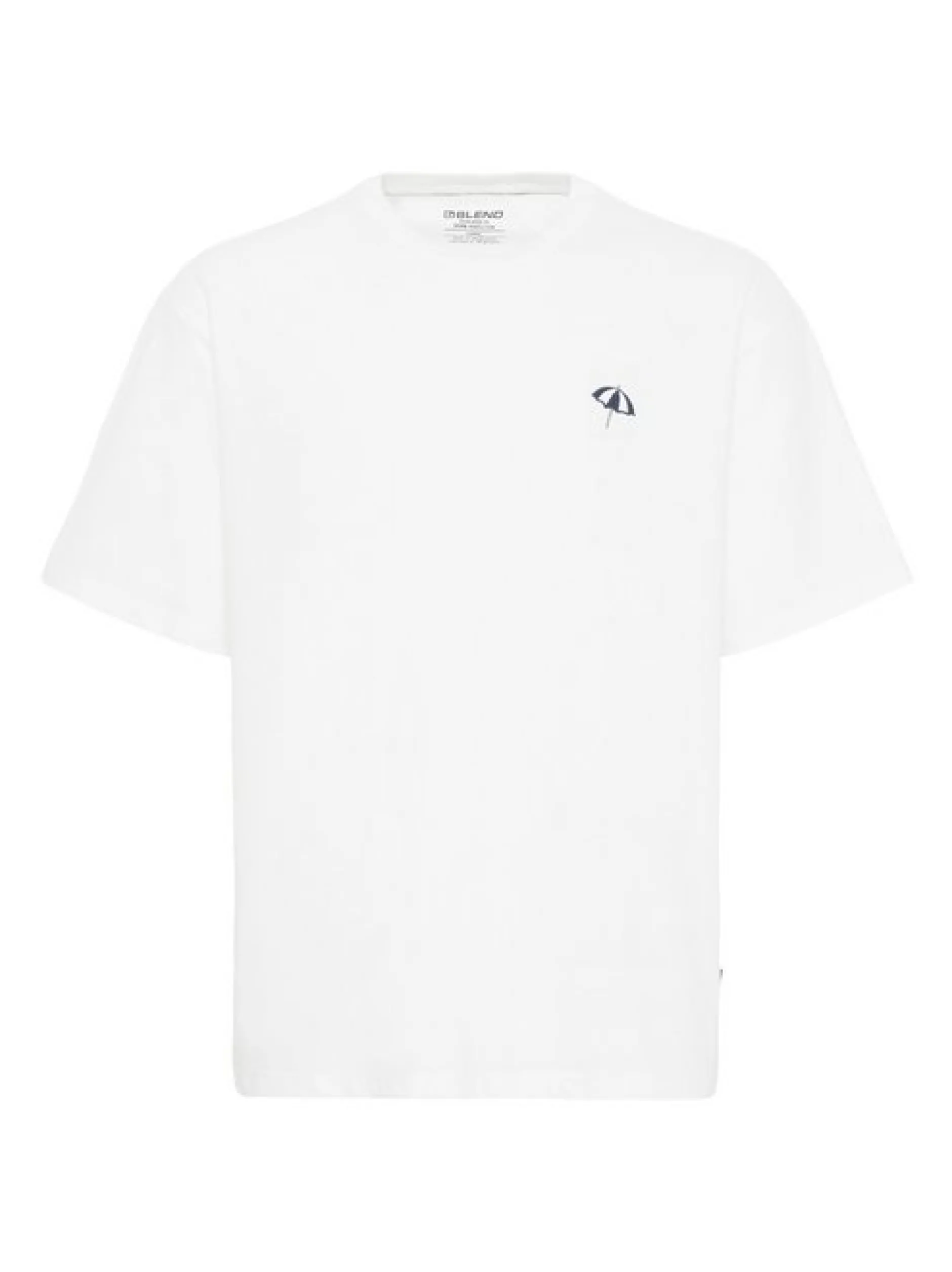 BLEND Herren Rundhalsshirt - BHEbo in weiß