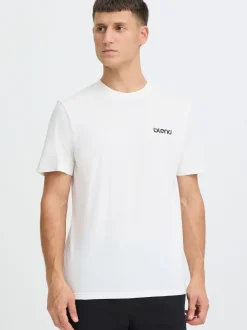 BLEND Herren Rundhalsshirt - BHFlow in weiß