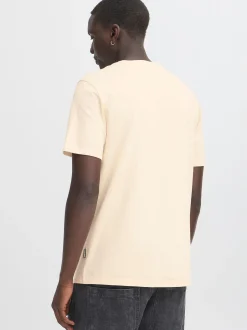 BLEND Herren Rundhalsshirt - BHJanus in beige