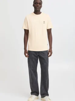 BLEND Herren Rundhalsshirt - BHJanus in beige
