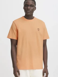 BLEND Herren Rundhalsshirt - BHJens in aprikot