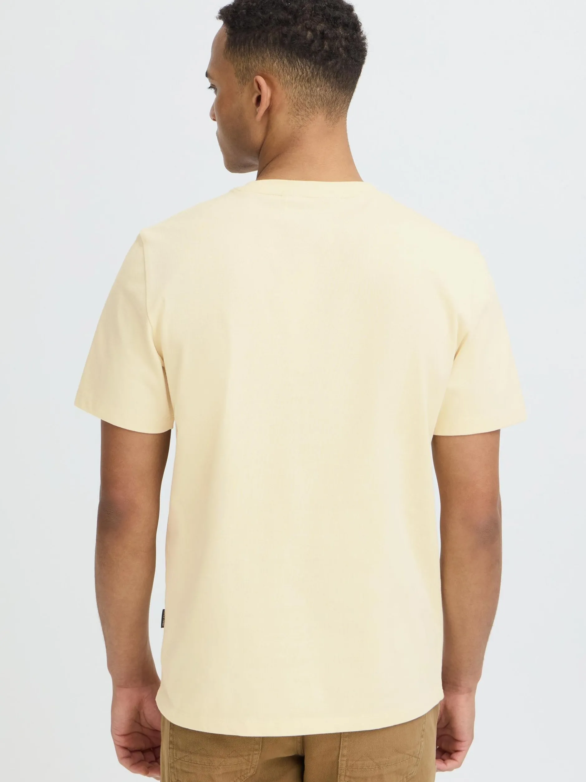 BLEND Herren Rundhalsshirt - BHKarsten in sand