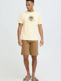 BLEND Herren Rundhalsshirt - BHKarsten in sand