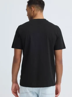 BLEND Herren Rundhalsshirt - BHKean in schwarz