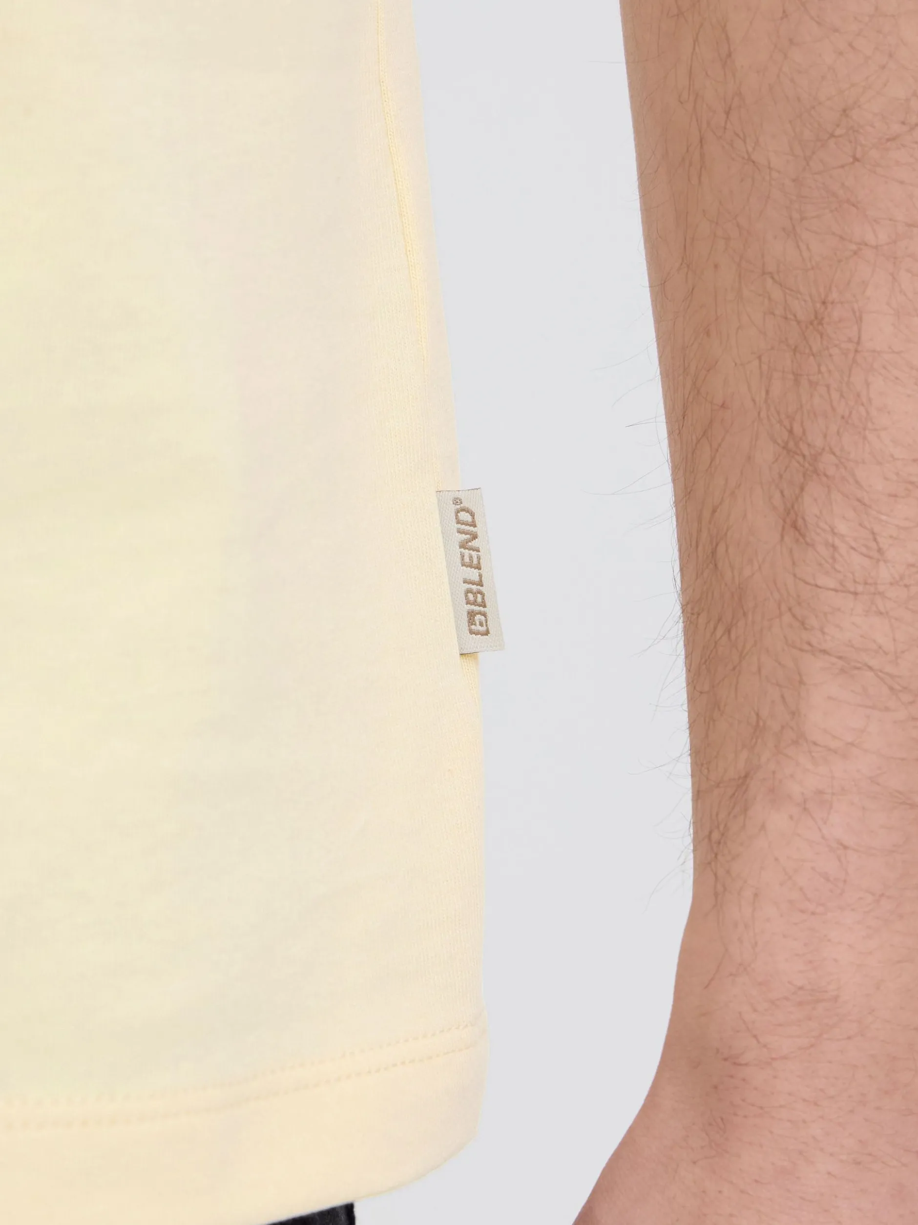 BLEND Herren Rundhalsshirt - BHSun in sand