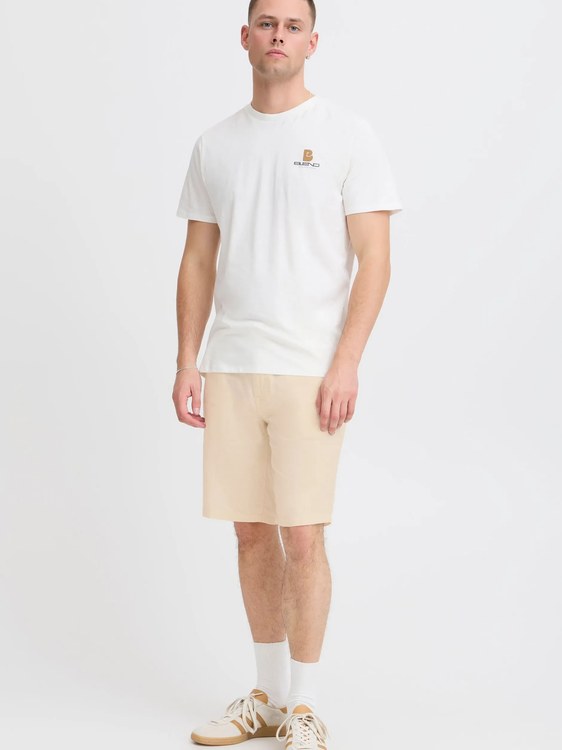 BLEND Herren Shorts - BHBilly in beige