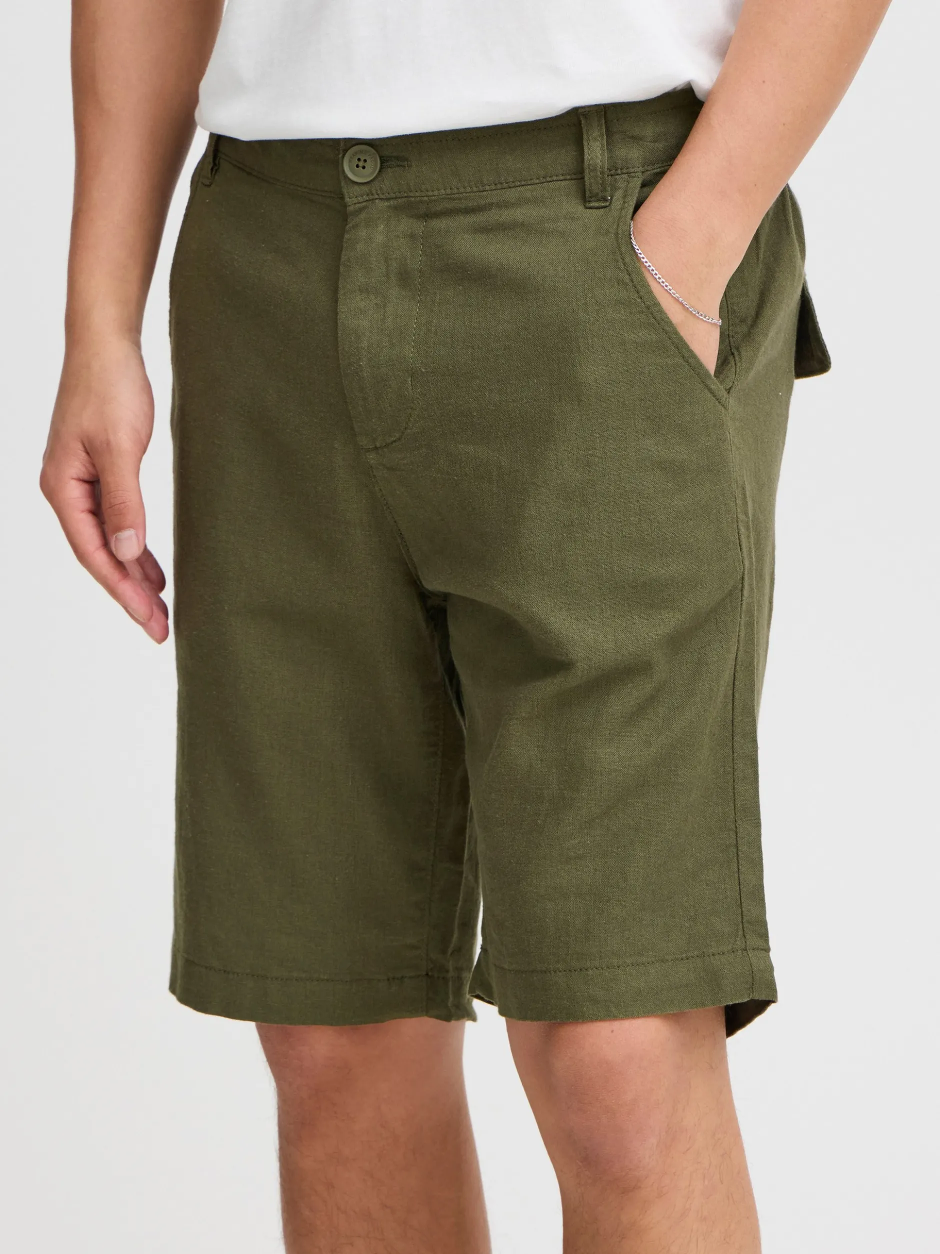 BLEND Herren Shorts in grün