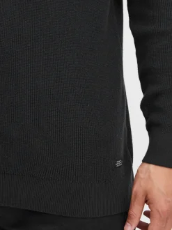 BLEND Herren Strickjacke - BHCodford in schwarz