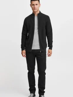 BLEND Herren Strickjacke - BHCodford in schwarz