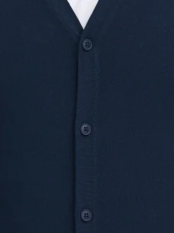 BLEND Herren Strickjacke - BHFinex in blau