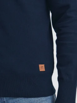 BLEND Herren Strickjacke - BHFinex in blau