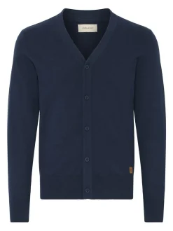 BLEND Herren Strickjacke - BHFinex in blau