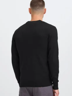 BLEND Herren Strickjacke - BHFinex in schwarz