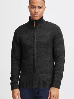 BLEND Herren Strickjacke - BHGalmaro in anthrazit