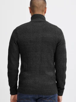 BLEND Herren Strickjacke - BHGalmaro in anthrazit