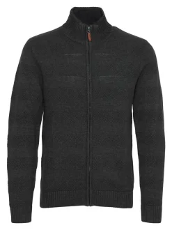 BLEND Herren Strickjacke - BHGalmaro in anthrazit