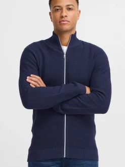 BLEND Herren Strickjacke - BHGomaz in blau