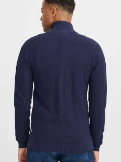 BLEND Herren Strickjacke - BHGomaz in blau