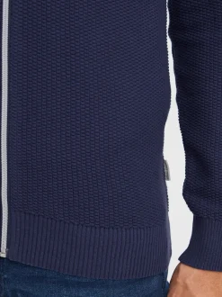 BLEND Herren Strickjacke - BHGomaz in blau