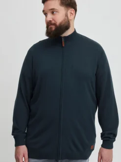BLEND Herren Strickjacke - BHNorman Big & Tall in blau