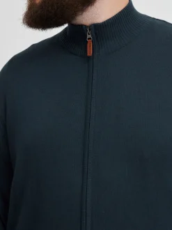 BLEND Herren Strickjacke - BHNorman Big & Tall in blau