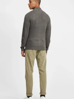 BLEND Herren Strickjacke - BHOteros in grau