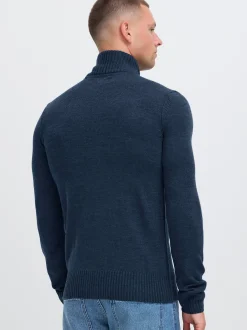 BLEND Herren Strickjacke - BHRycel in blau