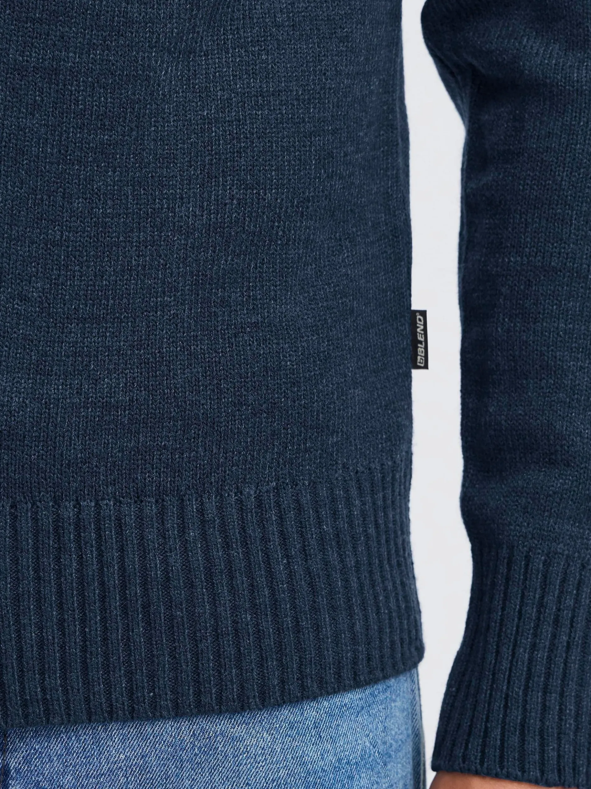 BLEND Herren Strickjacke - BHRycel in blau