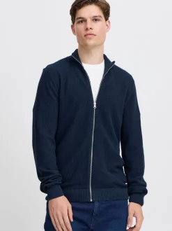 BLEND Herren Strickjacke in blau