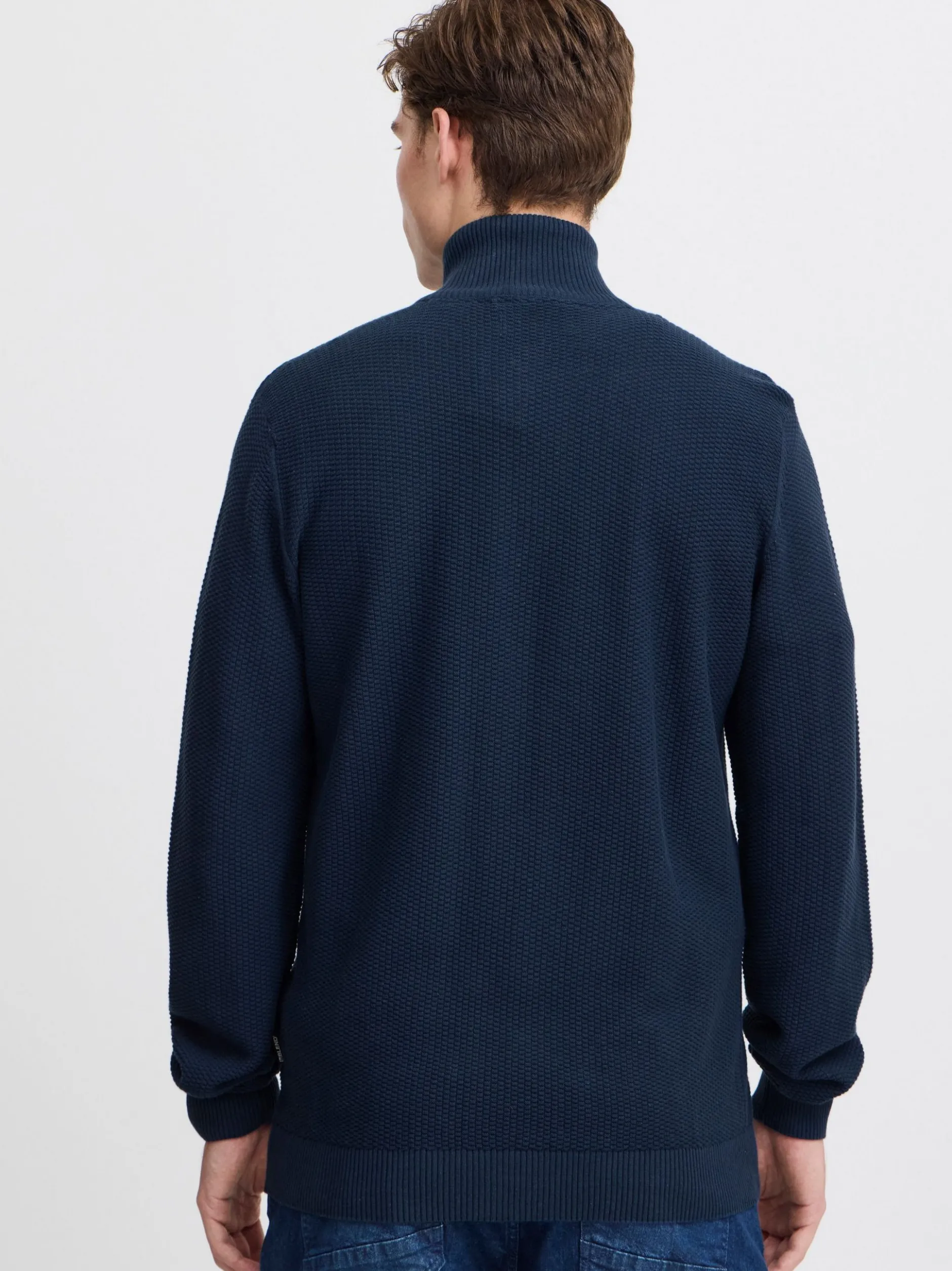 BLEND Herren Strickjacke in blau