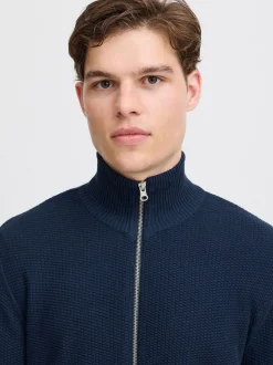 BLEND Herren Strickjacke in blau