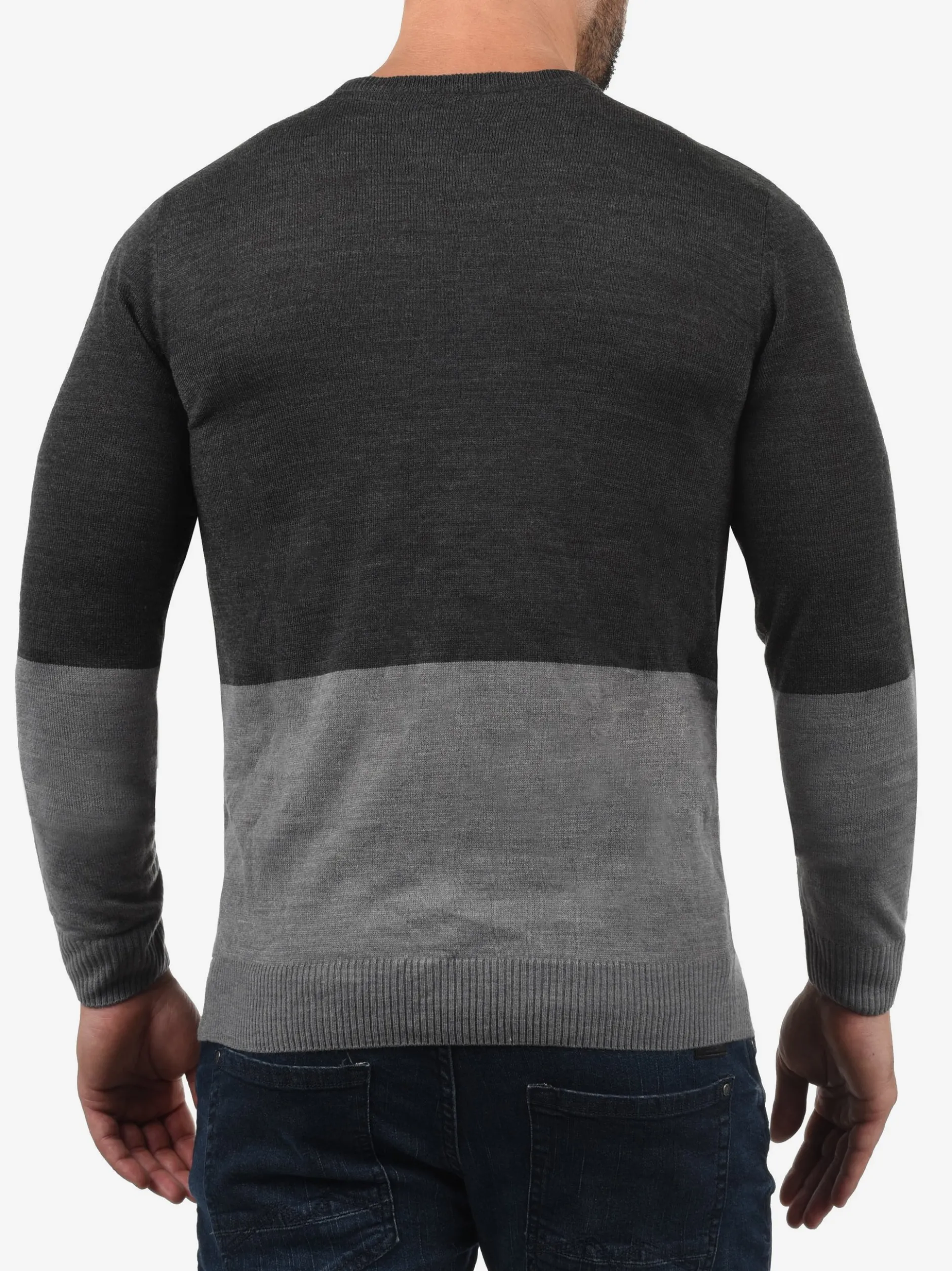 BLEND Herren Strickpullover - BHRudolph in grau