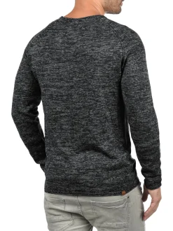 BLEND Herren Strickpullover - BHDan in schwarz