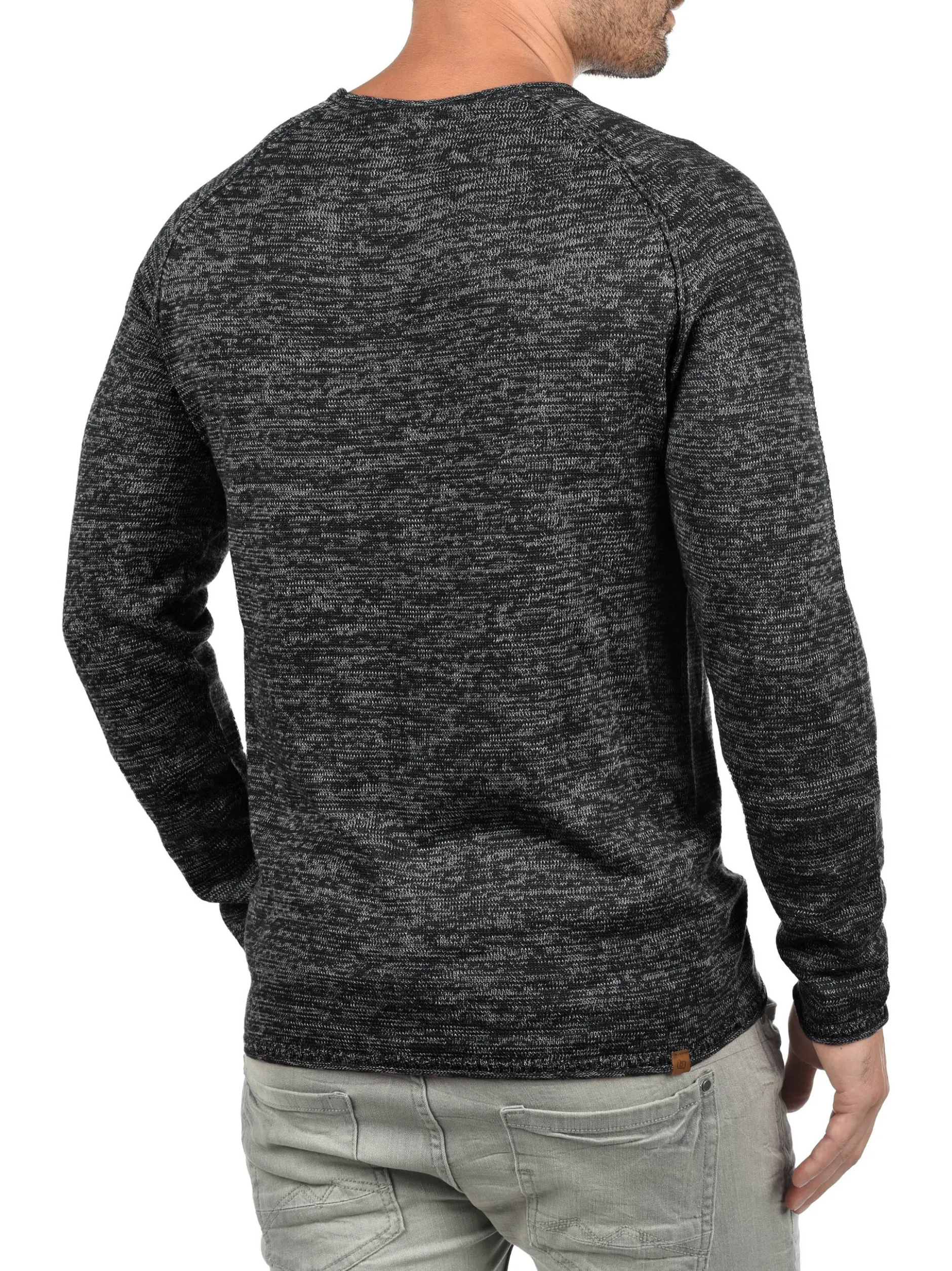BLEND Herren Strickpullover - BHDan in schwarz