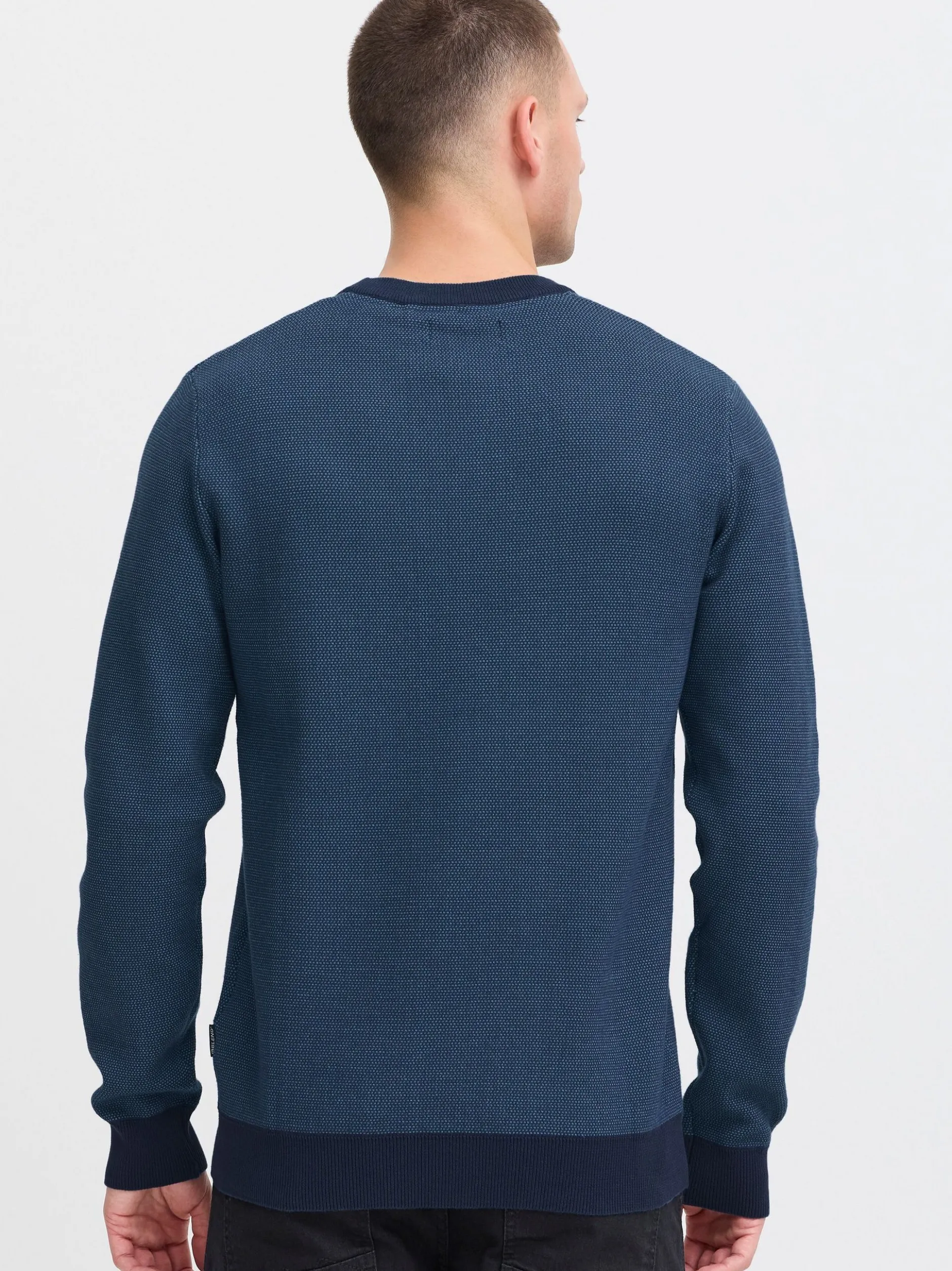 BLEND Herren Strickpullover in blau