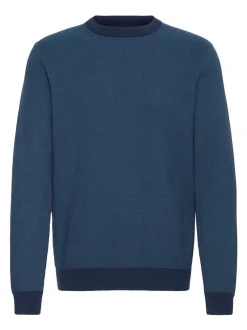 BLEND Herren Strickpullover in blau